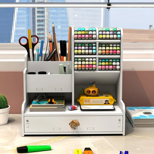 Space-saving pen holder main view