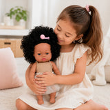 14" Curly Hair Baby Doll with Ballet Outfit thumbnail 3