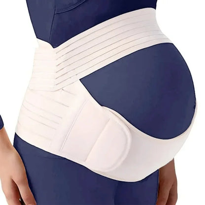Maternity support belt in white colour