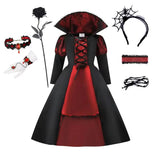 Girls Vampire Bride Halloween Costume Dress thumbnail 5