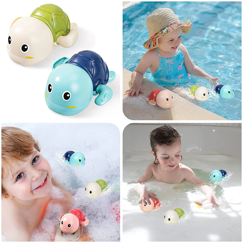 Wind-Up Swimming Turtle Bath Toys