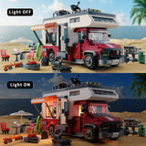 Camper Van Building Block Set with LED Light thumbnail 4