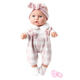 Soft Baby Doll with Dummy, Headband & Sleepsuit thumbnail 3