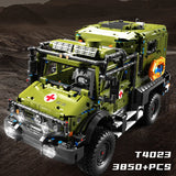 Off-Road Ambulance Building Block Truck – 3850pc DIY Vehicle Set thumbnail 1