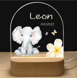Personalized 3D Acrylic Photo Night Light - Custom Name & Date thumbnail 2
