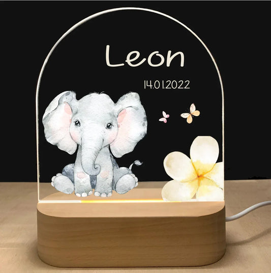 Personalized 3D Acrylic Photo Night Light – view 2