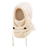 3-in-1 Fleece Balaclava voor kinderen, muts, gezichtsmasker & nekwarmer miniatuur 1