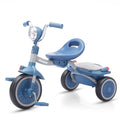Foldable 4-in-1 Toddler Tricycle with LED Light & Storage Basket