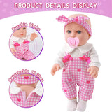 12-Inch Simulation Baby Doll – Soft, Cute Outfit, Collectible Gift thumbnail 5