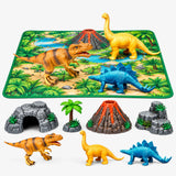 Dinosaur Jungle Playset with Play Mat & Figures miniatuur 6