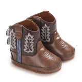 Baby First-Walker Cowboy Boots, Soft Sole Western Style thumbnail 4