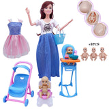 Fashion Doll Pregnancy Playset with Baby, Pram & Nursery Set thumbnail 4