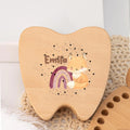 Personalised Wooden Tooth Fairy Box with Custom Name