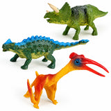 12-teiliges Dinosaurier-Figuren-Set mit Aufbewahrungseimer Miniaturansicht 3