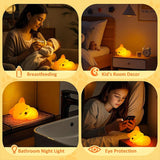 Fox Night Light | Soft Silicone Nursery Lamp with 20-Min Timer thumbnail 4