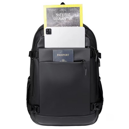 Backpack internal laptop compartment