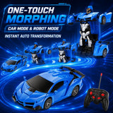 2-in-1 RC Transforming Car & Robot, One-Touch Morphing thumbnail 3