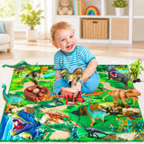 Dinosaur Jungle Playset with Play Mat & Figures miniatuur 2