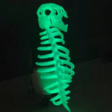 Glow in the Dark Dinosaur Skeleton Headpiece Costume thumbnail 2