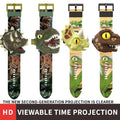 Dinosaur Flip-Top Projection Watch, 24 Patterns