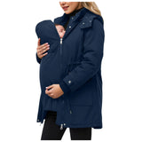 3-in-1 Maternity Coat with Removable Quilted Liner & Baby Pouch thumbnail 1