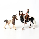 Horse & Rider Figurine Playset - Realistic 1/60 Scale thumbnail 3