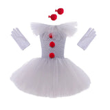 Scary Clown Light-Up Tutu Dress Halloween Costume thumbnail 4