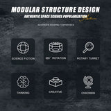 Space Rocket Launch Station Building Block Set thumbnail 6