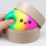 Giant Rainbow Squishy Dumpling Ball, Slow Rebound Sensory Stress Relief Toy thumbnail 3