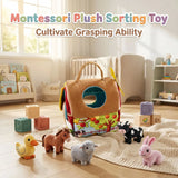 Soft Sensory Play House with Squeaker, Crinkle Paper & Mirror thumbnail 2