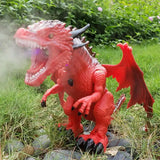 RC Walking Dinosaur Toy with Fire-Breathing Spray Effect, LED & Sound thumbnail 1