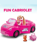 Mini Doll Convertible Car Playset with Figure thumbnail 6