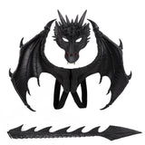 Dragon Cosplay Costume Set - Mask, Wings & Tail thumbnail 1