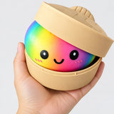 Giant Rainbow Squishy Dumpling Ball, Slow Rebound Sensory Stress Relief Toy thumbnail 2