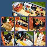2813-Piece Modern Forest Villa Building Block Set – Architecture Model with Car & Animals thumbnail 4