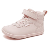 Kids Winter Barefoot High-Top Sneakers, Fleece-Lined Ankle Boots thumbnail 4