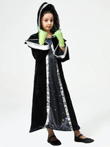 Alien Cosplay Costume with Hooded Cape, Mask and Gloves thumbnail 6