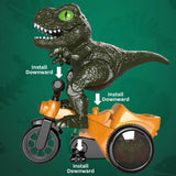 Electric Dinosaur Trike Toy – 360° Stunt Car with Lights & Music, DIY Assembly miniatuur 6