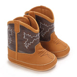 Baby First-Walker Cowboy Boots, Soft Sole Western Style thumbnail 6