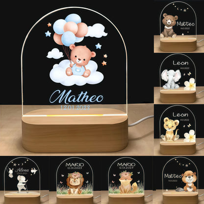 Personalized 3D Acrylic Photo Night Light