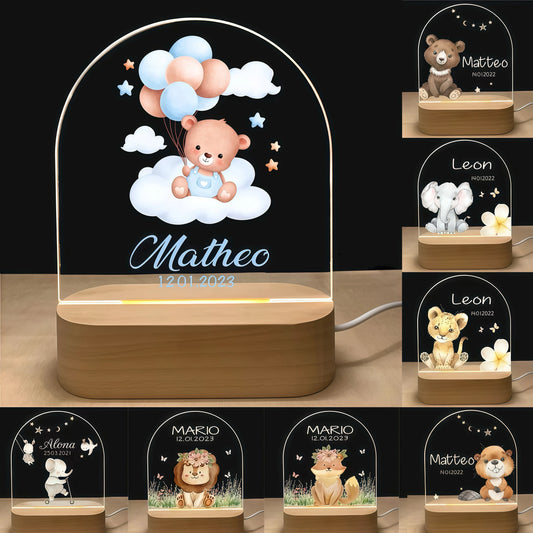 Personalized 3D acrylic photo night light