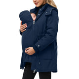 3-in-1 Maternity Coat with Removable Quilted Liner & Baby Pouch thumbnail 4