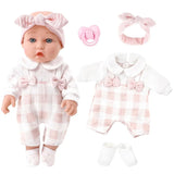 Soft Baby Doll with Dummy, Headband & Sleepsuit thumbnail 6
