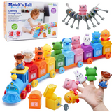 Montessori Farm Learning Train Toy thumbnail 1
