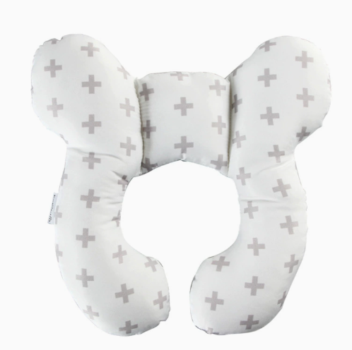 Baby pillow white stars design
