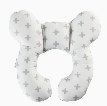 Baby pillow white stars design