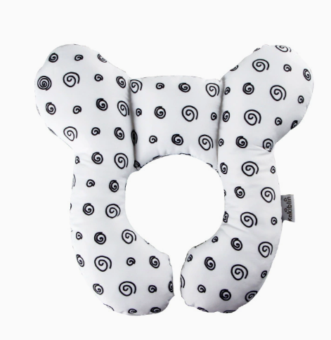 Baby pillow black white design