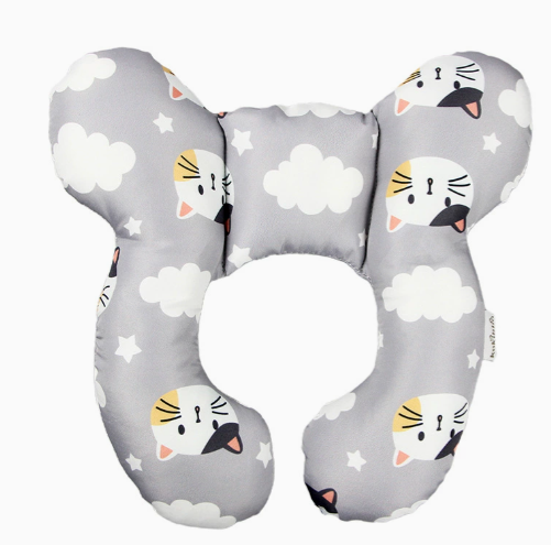 Baby pillow cat design