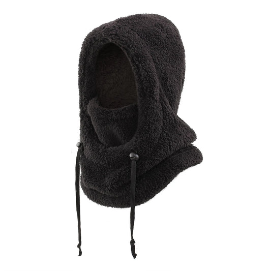 Kids 3-in-1 fleece balaclava, black colour