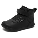 Kids Winter Barefoot High-Top Sneakers, Fleece-Lined Ankle Boots thumbnail 1
